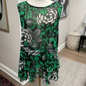 Karen Zambos Sheer Sleeveless Top - Sz P